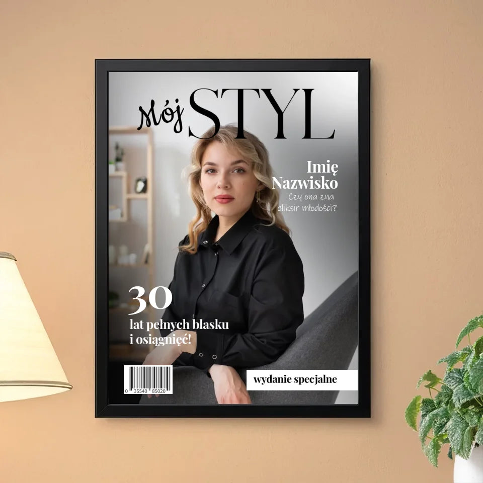 30x40 Okładka magazynu Teeinblue