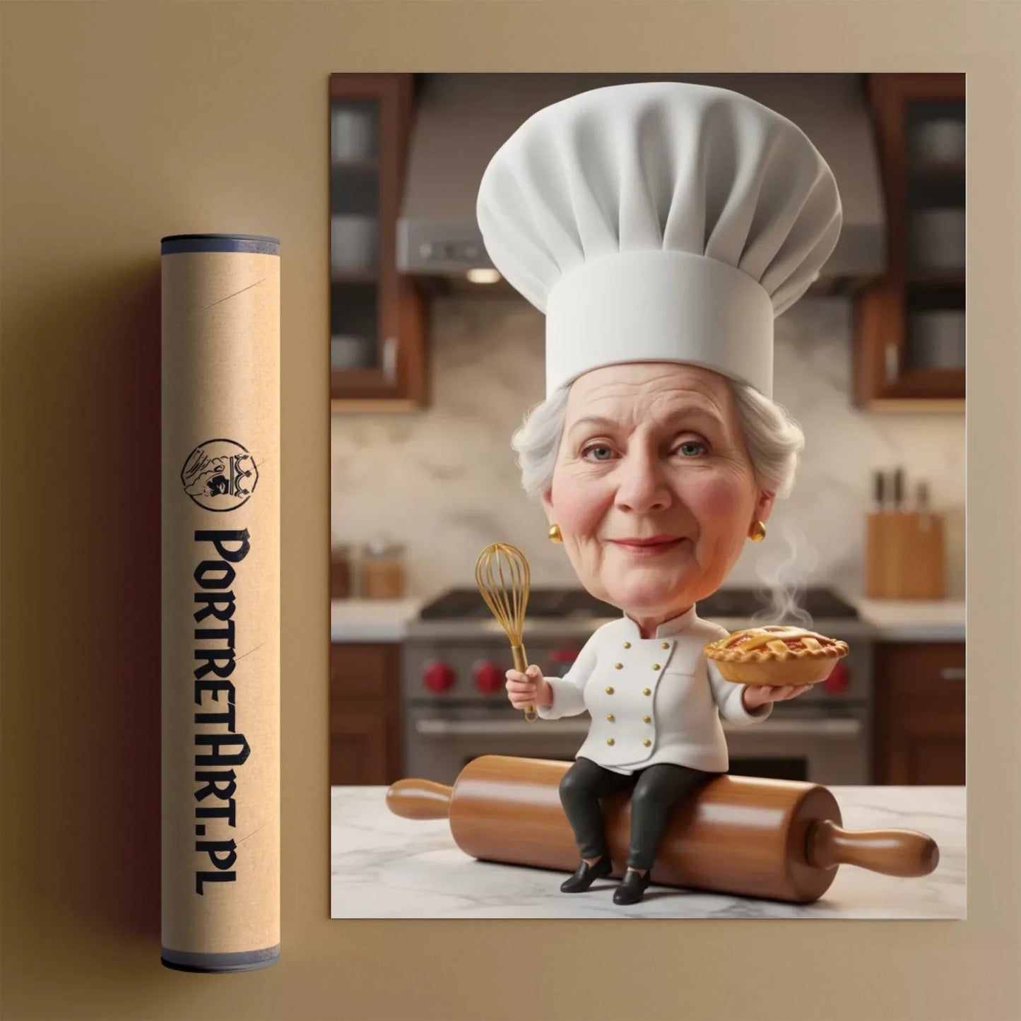Master Chef - Karykatura ze zdjęcia