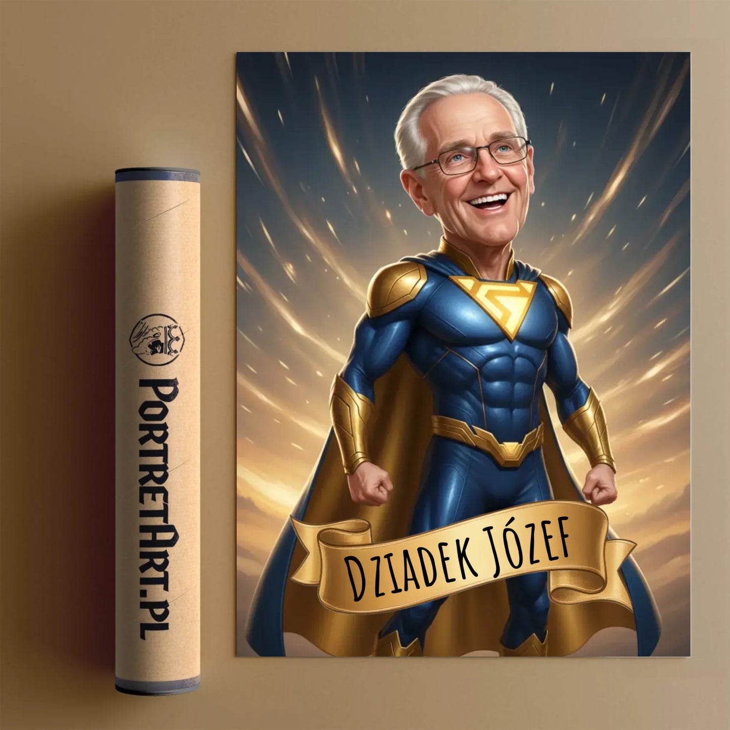 Super Dziadek 3D - Karykatura ze zdjęcia #2