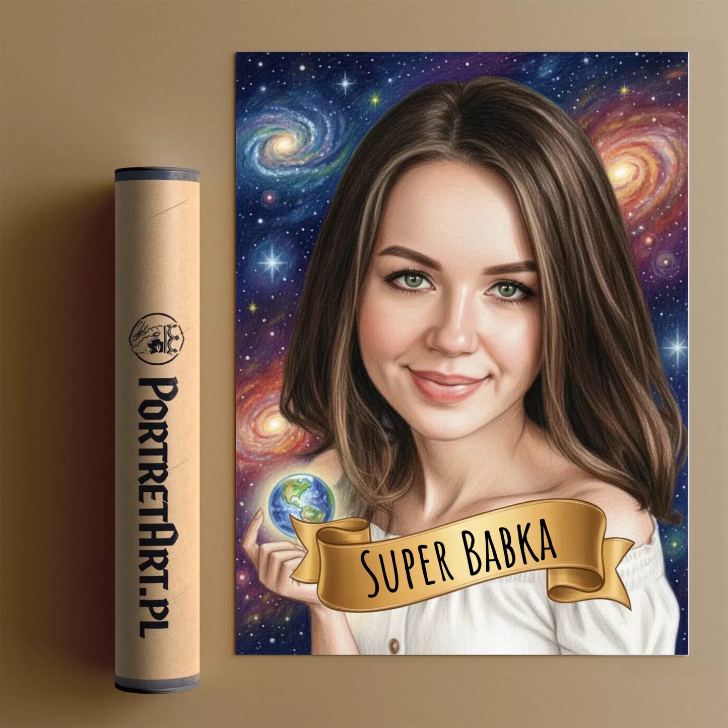 Szefowa Galaktyki - Karykatura ze zdjęcia