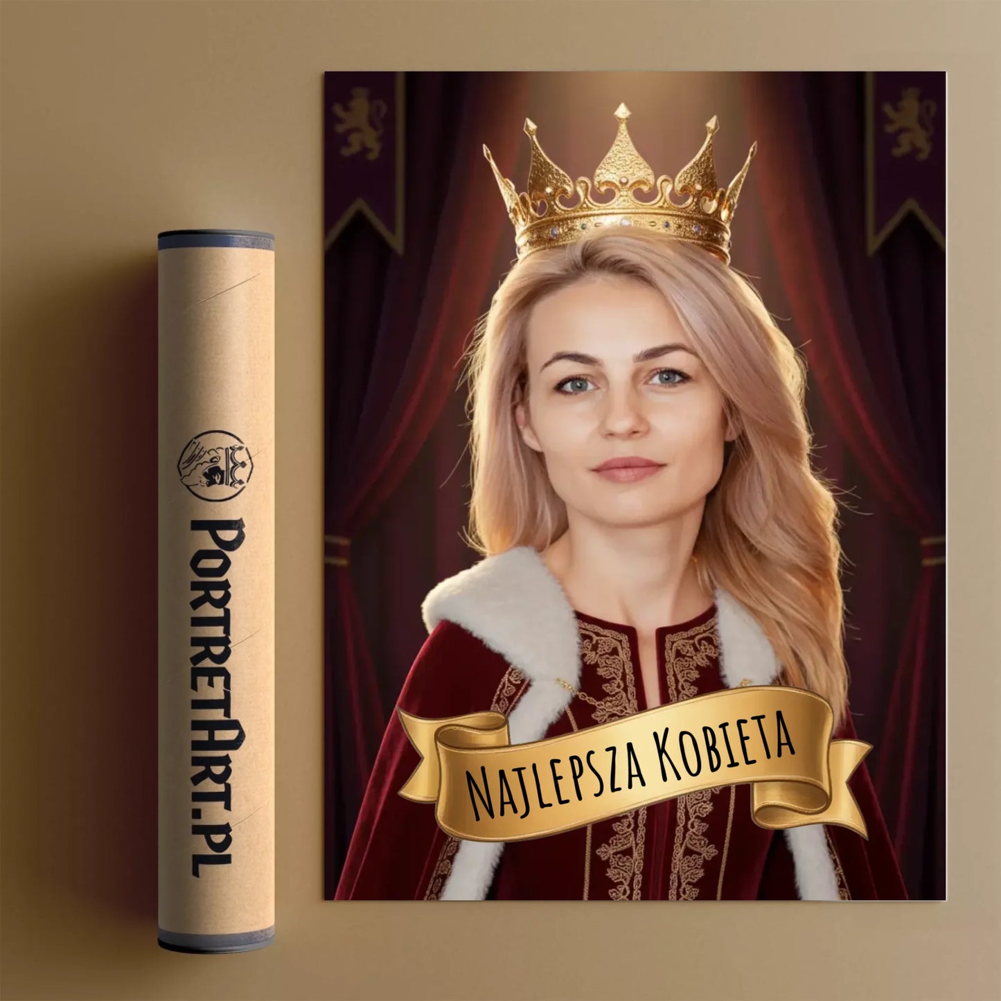 Koronacja 3D - Karykatura ze zdjęcia