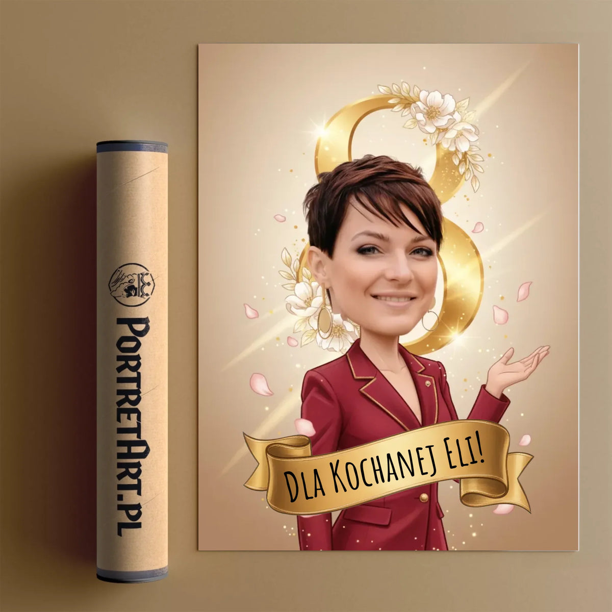 Dzień Kobiet #3 - Karykatura ze zdjęcia