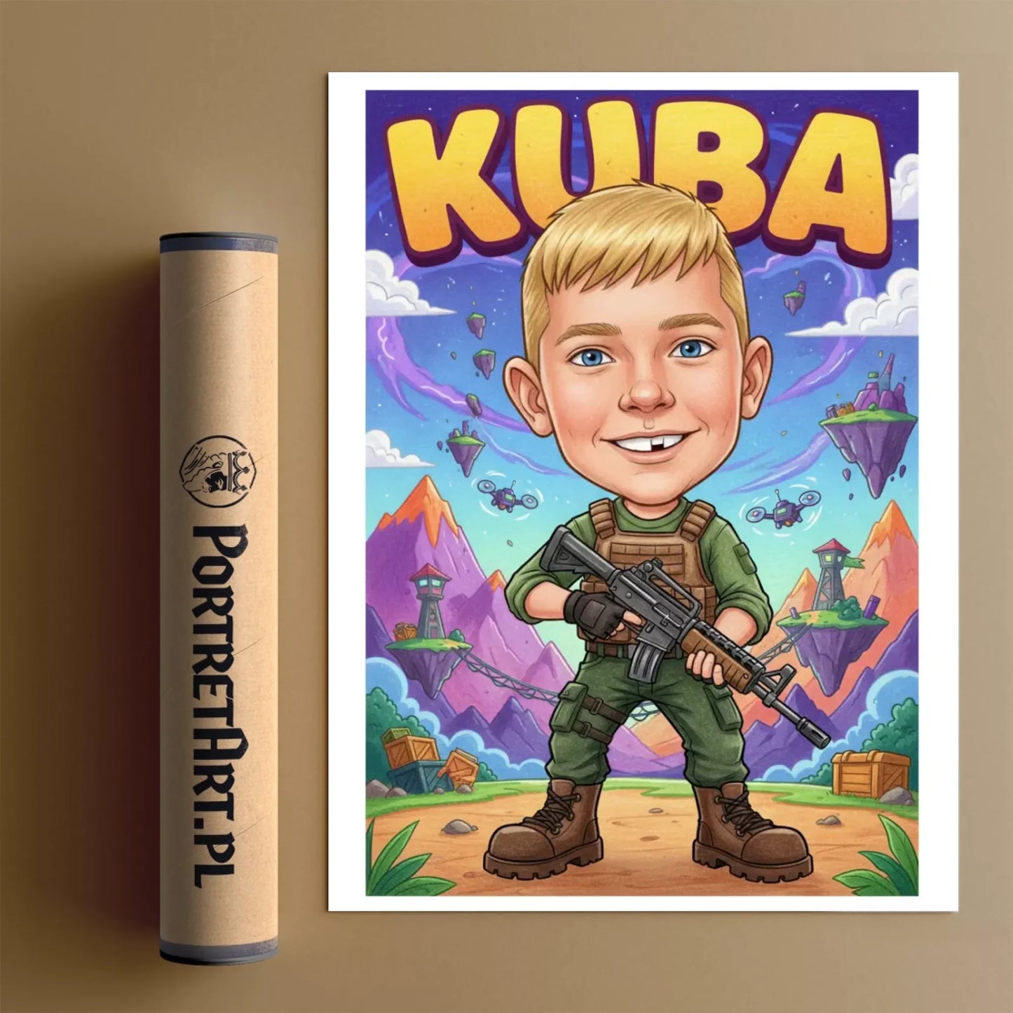 BLOCKVERSE HERO #2 - Karykatura ze zdjęcia