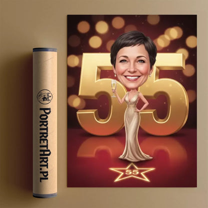 Karykatura ze zdjęcia – Urodzinowa #6