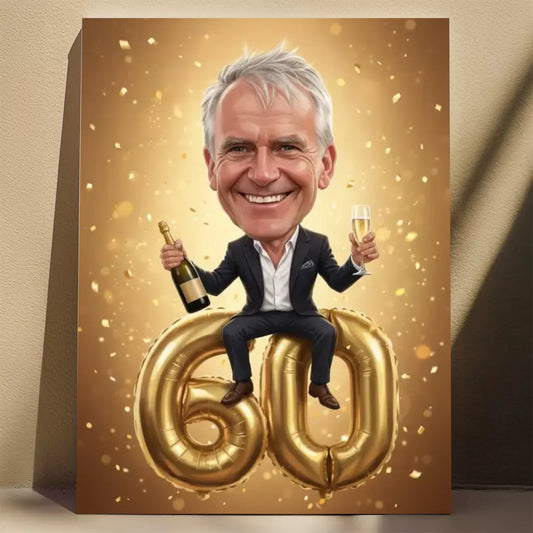 Karykatura ze zdjęcia – Urodzinowa #2