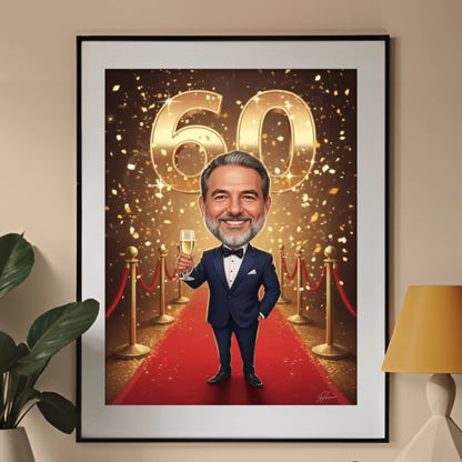 Karykatura ze zdjęcia – Urodzinowa #7