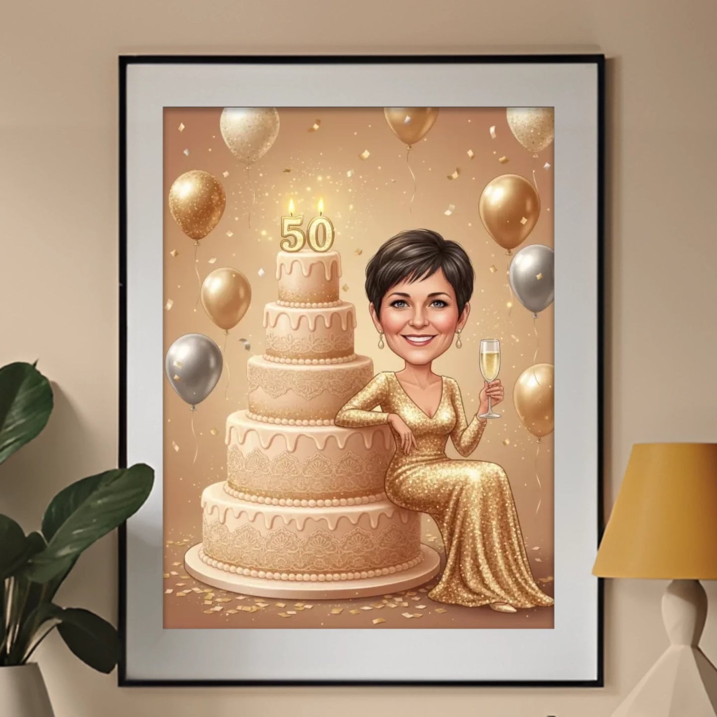 Karykatura ze zdjęcia – Urodzinowa #9