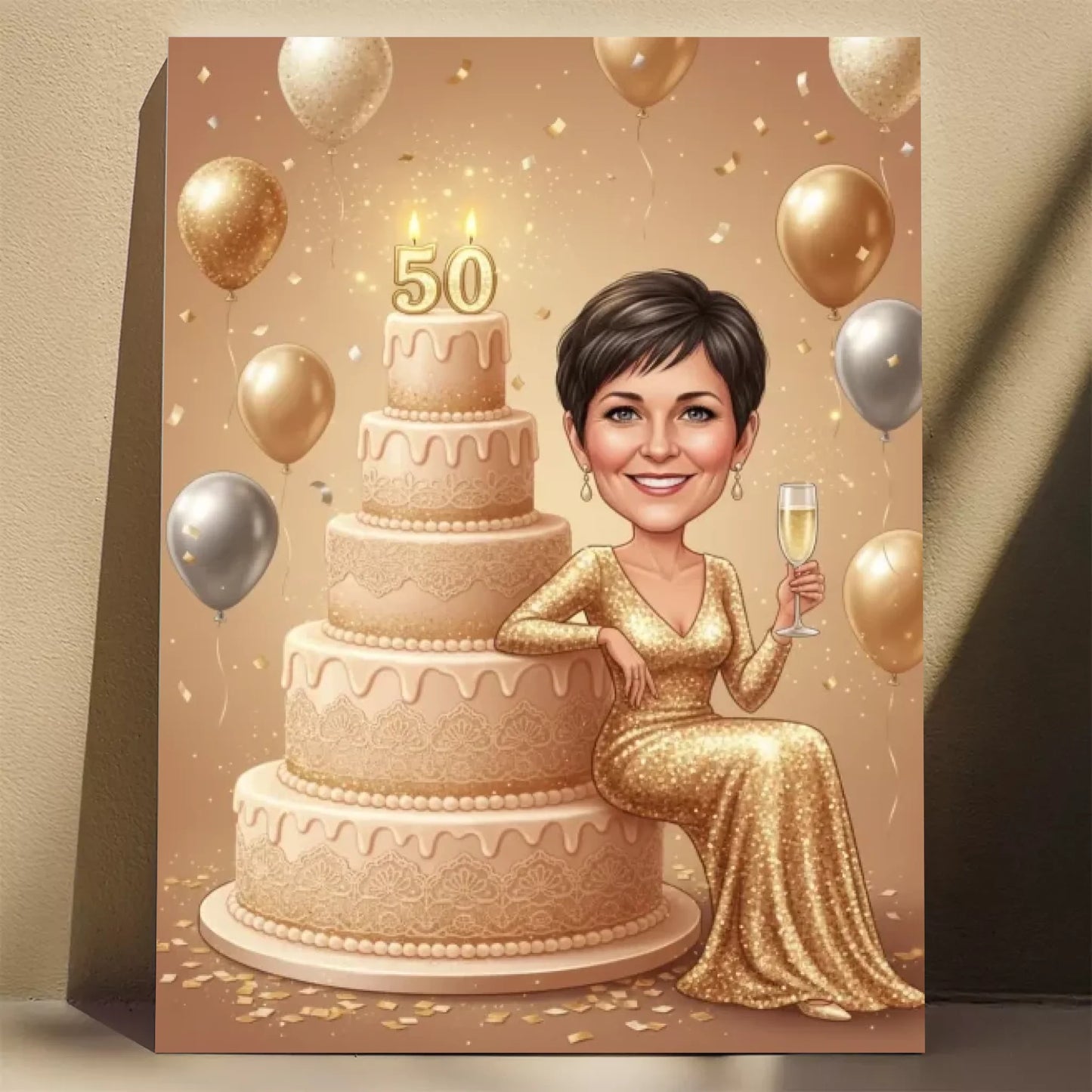 Karykatura ze zdjęcia – Urodzinowa #9