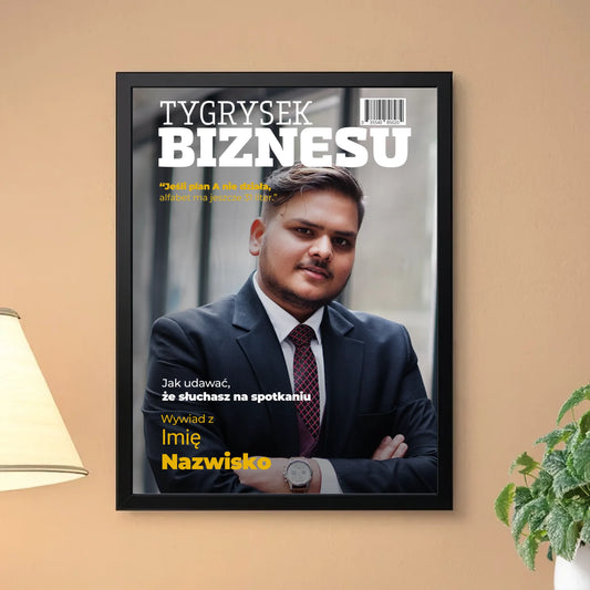 30x40 Okładka magazynu Teeinblue