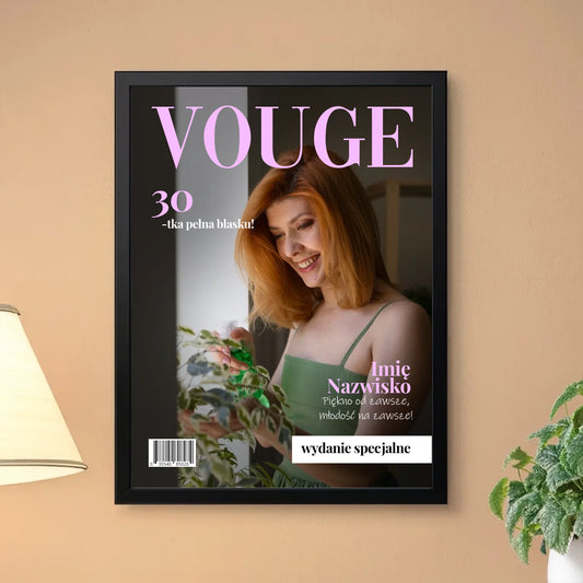 30x40 Okładka magazynu Teeinblue