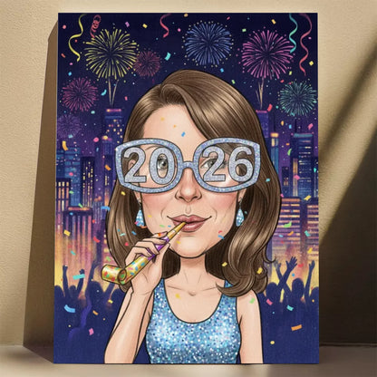 Impreza Uliczna - Karykatura ze zdjęcia