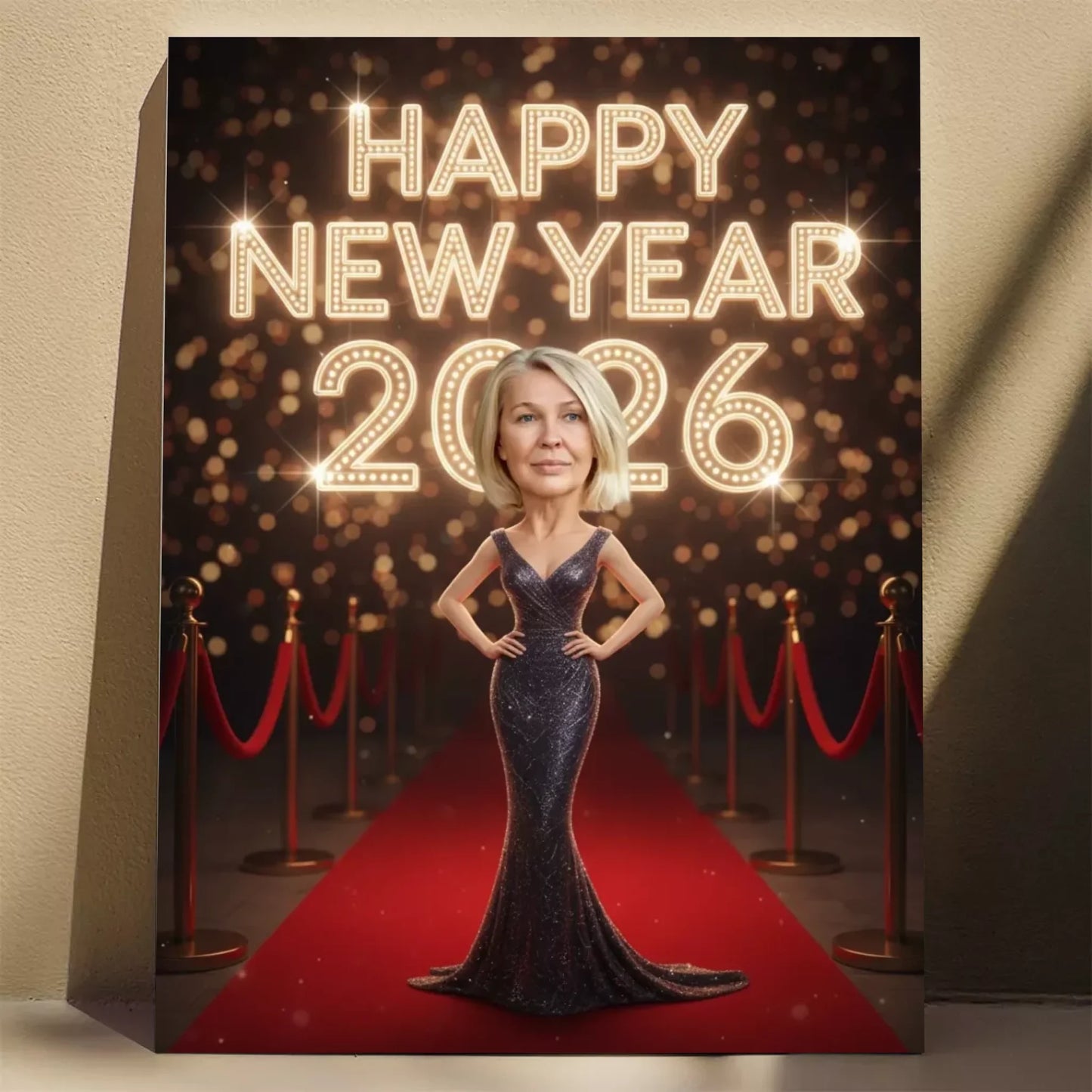 Czerwony Dywan 2026 - Karykatura ze zdjęcia