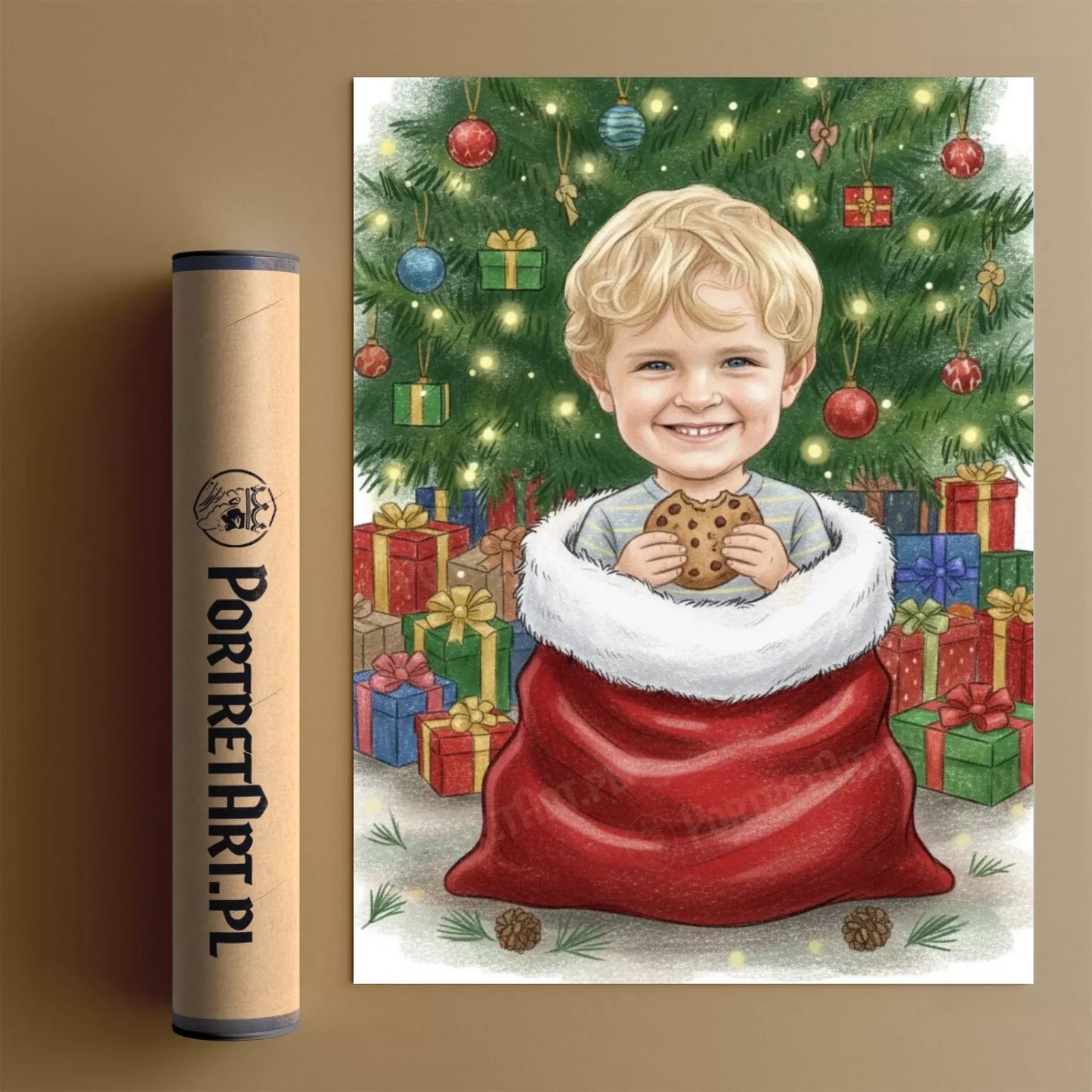 Złodziej Ciasteczek - Karykatura ze zdjęcia