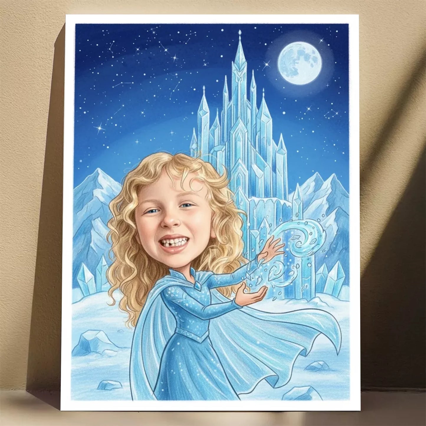 Ice Princess Prince Wersja Świąteczna - Karykatura ze zdjęcia