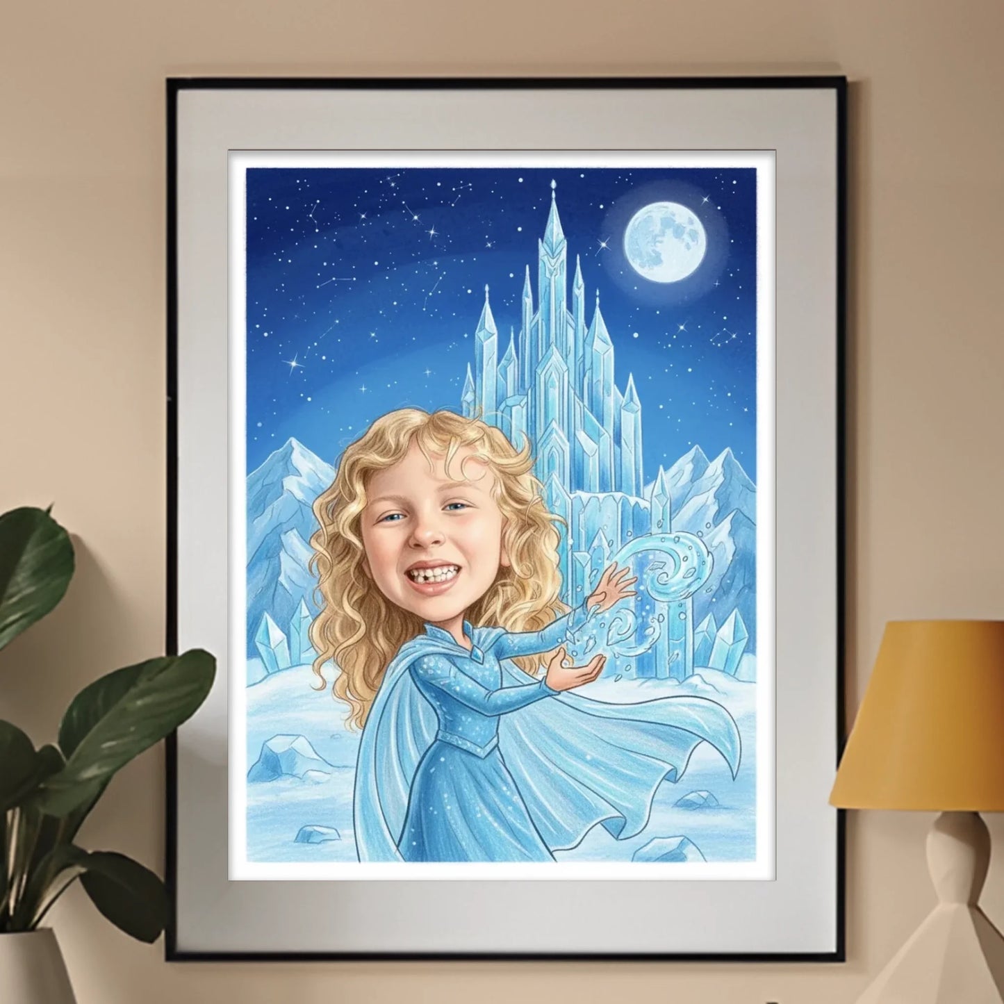 Ice Princess Prince Wersja Świąteczna - Karykatura ze zdjęcia