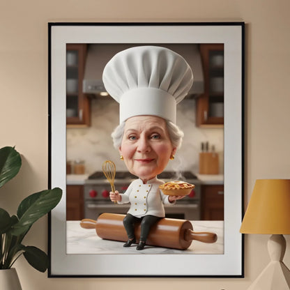 Master Chef - Karykatura ze zdjęcia