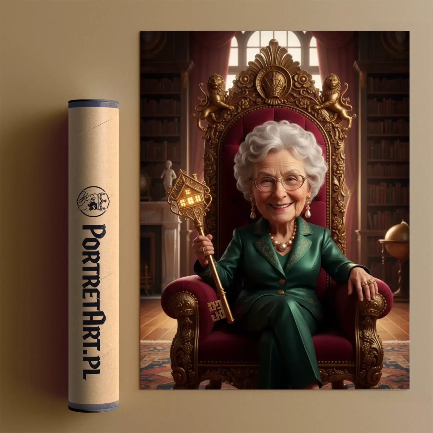 Szefowa Domu  - Karykatura ze zdjęcia