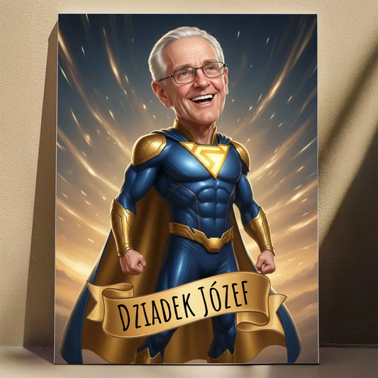 Super Dziadek 3D - Karykatura ze zdjęcia  #2