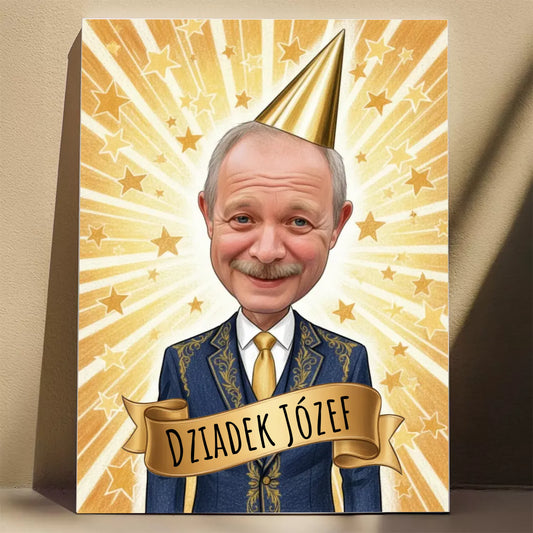 Dziadek Legenda - Karykatura ze zdjęcia #2