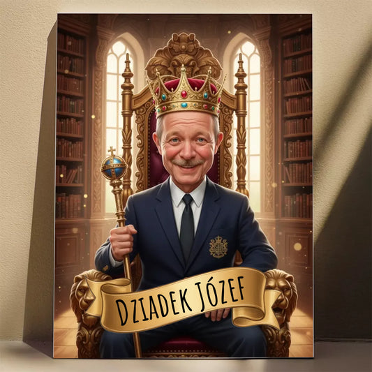 Dziadek Król Rodziny - Karykatura ze zdjęcia #2