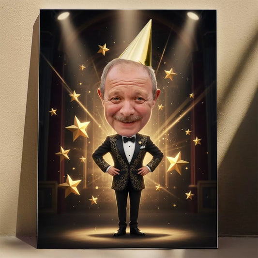 Dziadek Legenda 3D - Karykatura ze zdjęcia