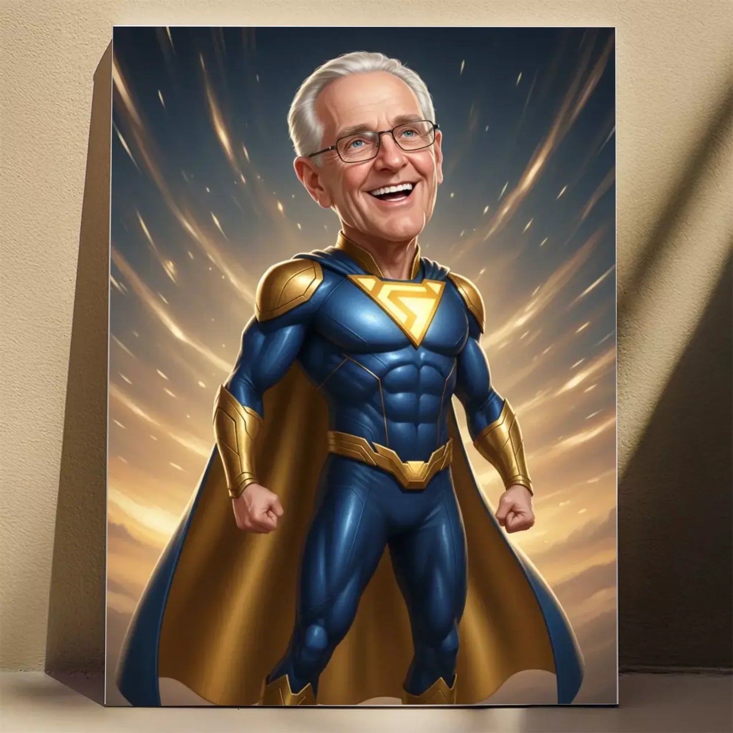 Super Dziadek 3D - Karykatura ze zdjęcia