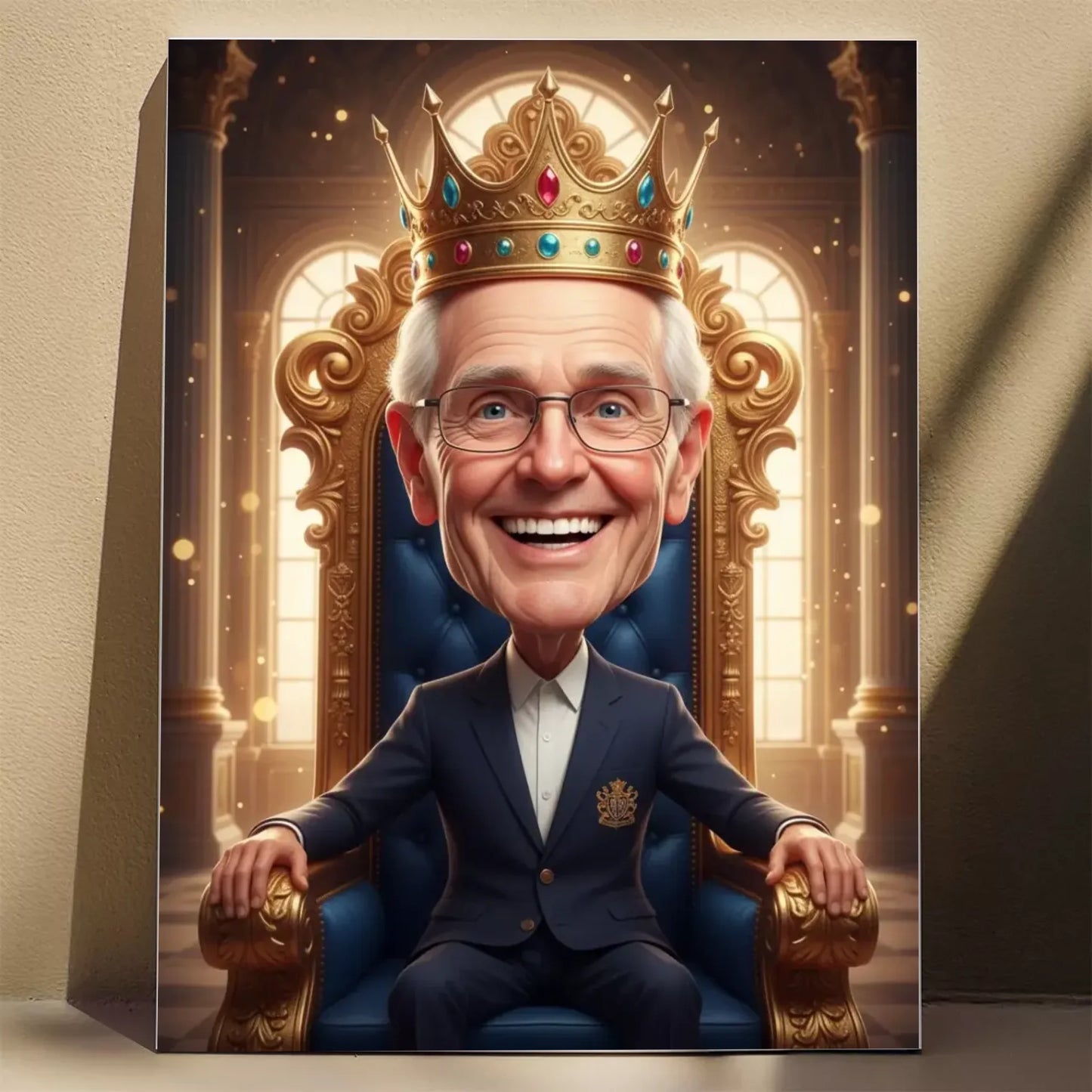 Król Rodziny 3D - Karykatura ze zdjęcia