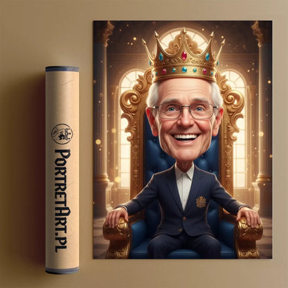 Król Rodziny 3D - Karykatura ze zdjęcia