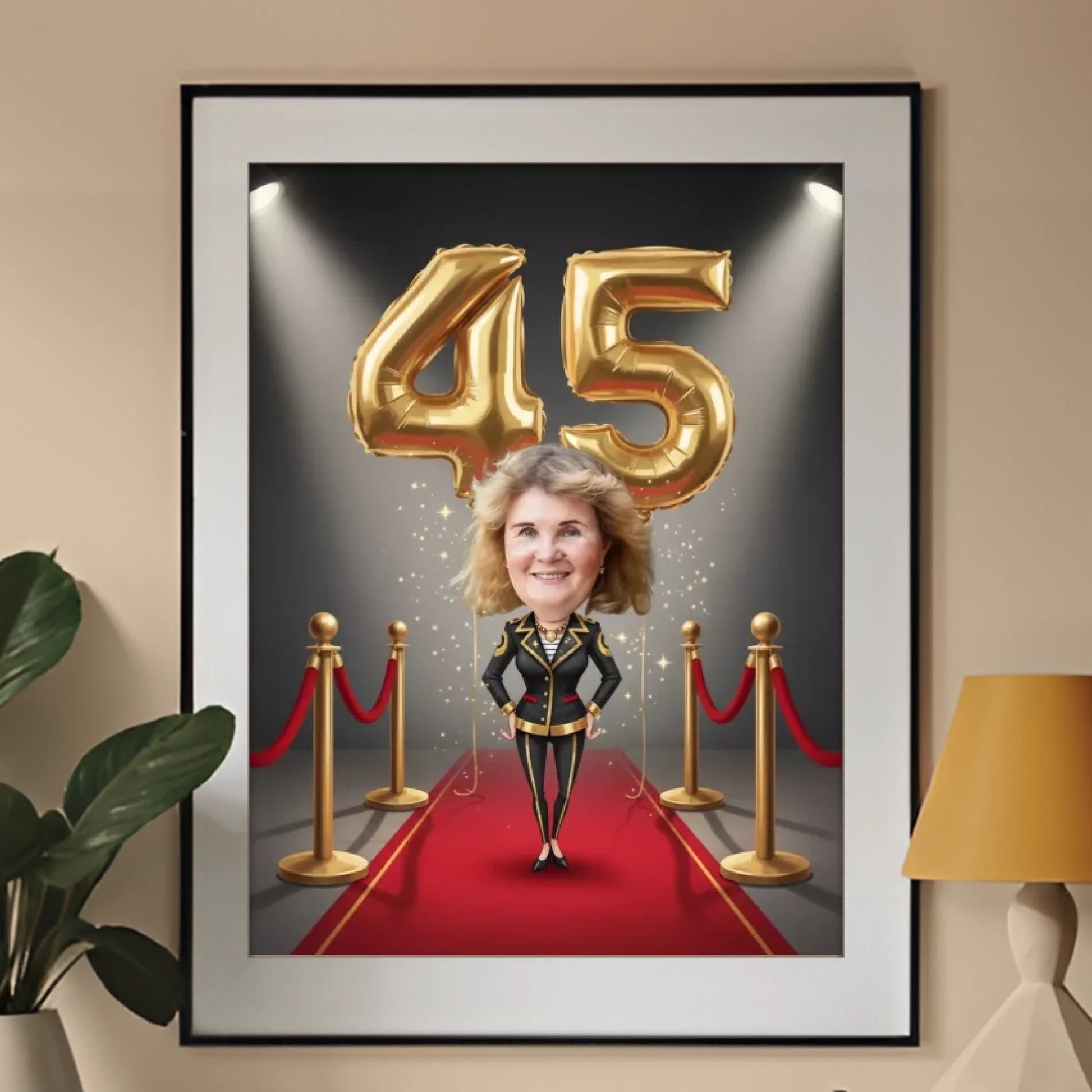 Karykatura - produkt - obraz w ramce - Portretart