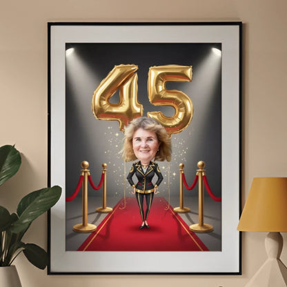 Karykatura - produkt - obraz w ramce - Portretart