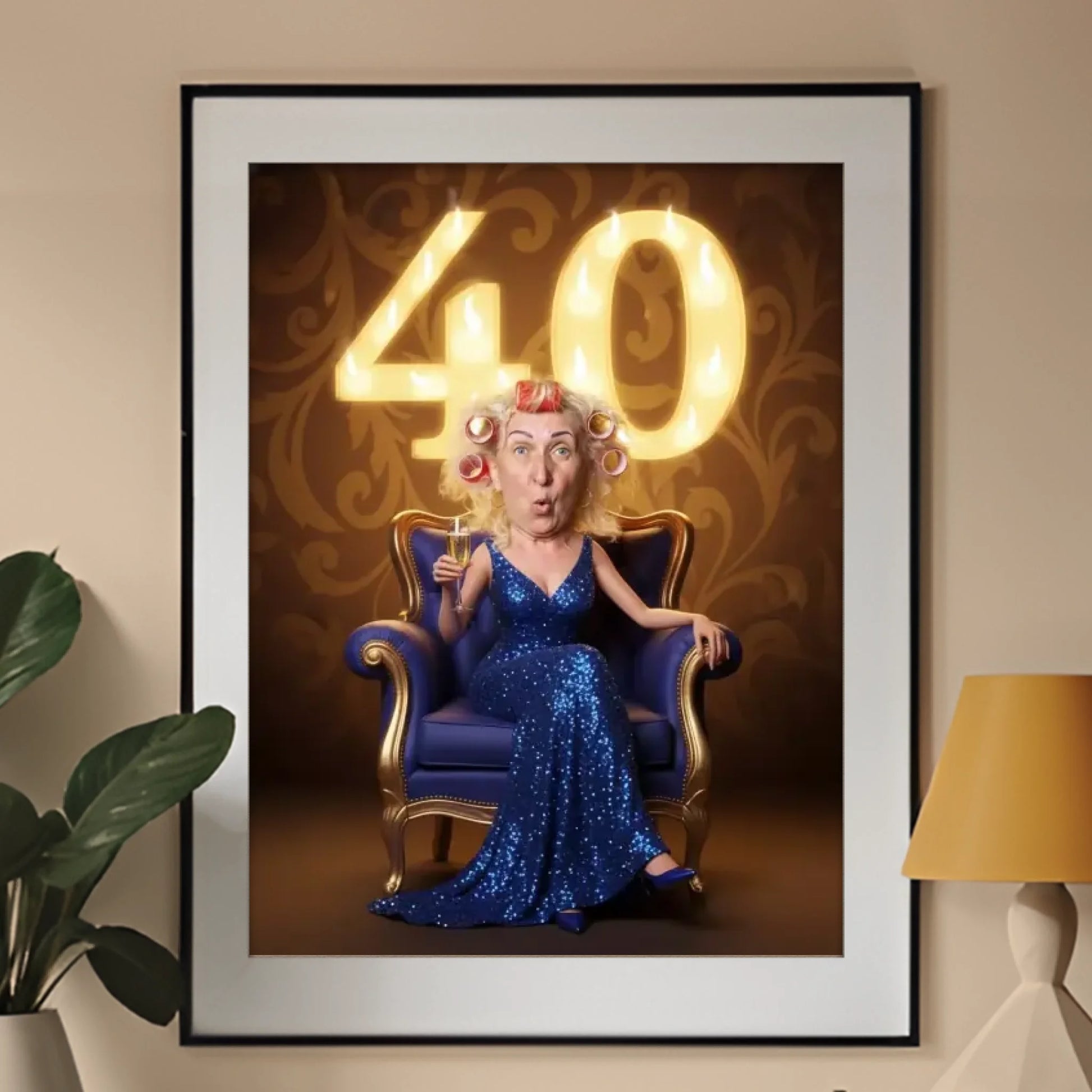 Karykatura - produkt - obraz w ramce - Portretart