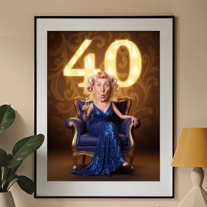 Karykatura - produkt - obraz w ramce - Portretart