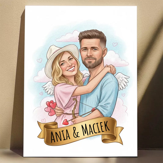 Kupidyni - Karykatura ze zdjęcia