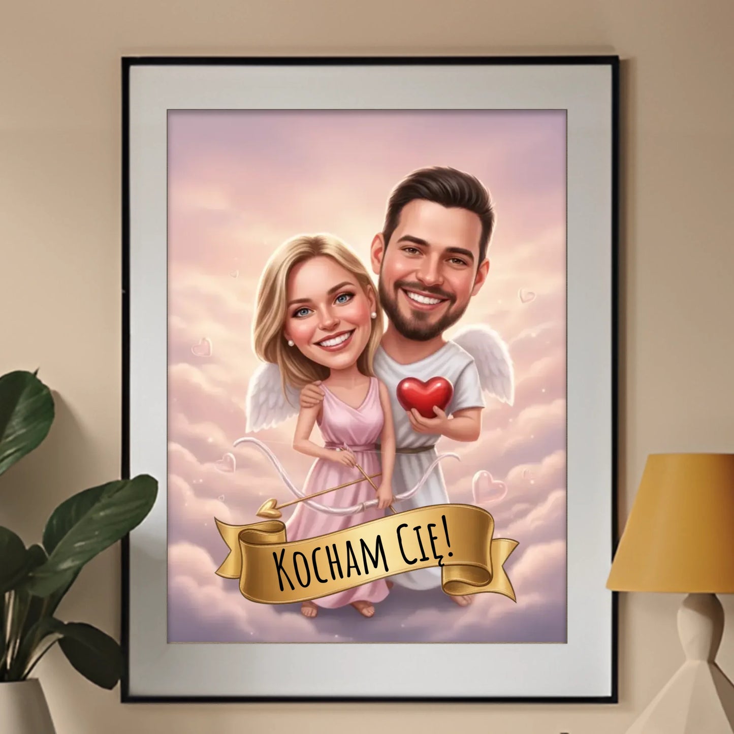 Kupidyni 3D - Karykatura ze zdjęcia