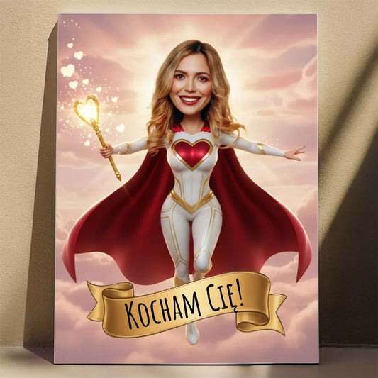 SuperMiłość - Karykatura ze zdjęcia