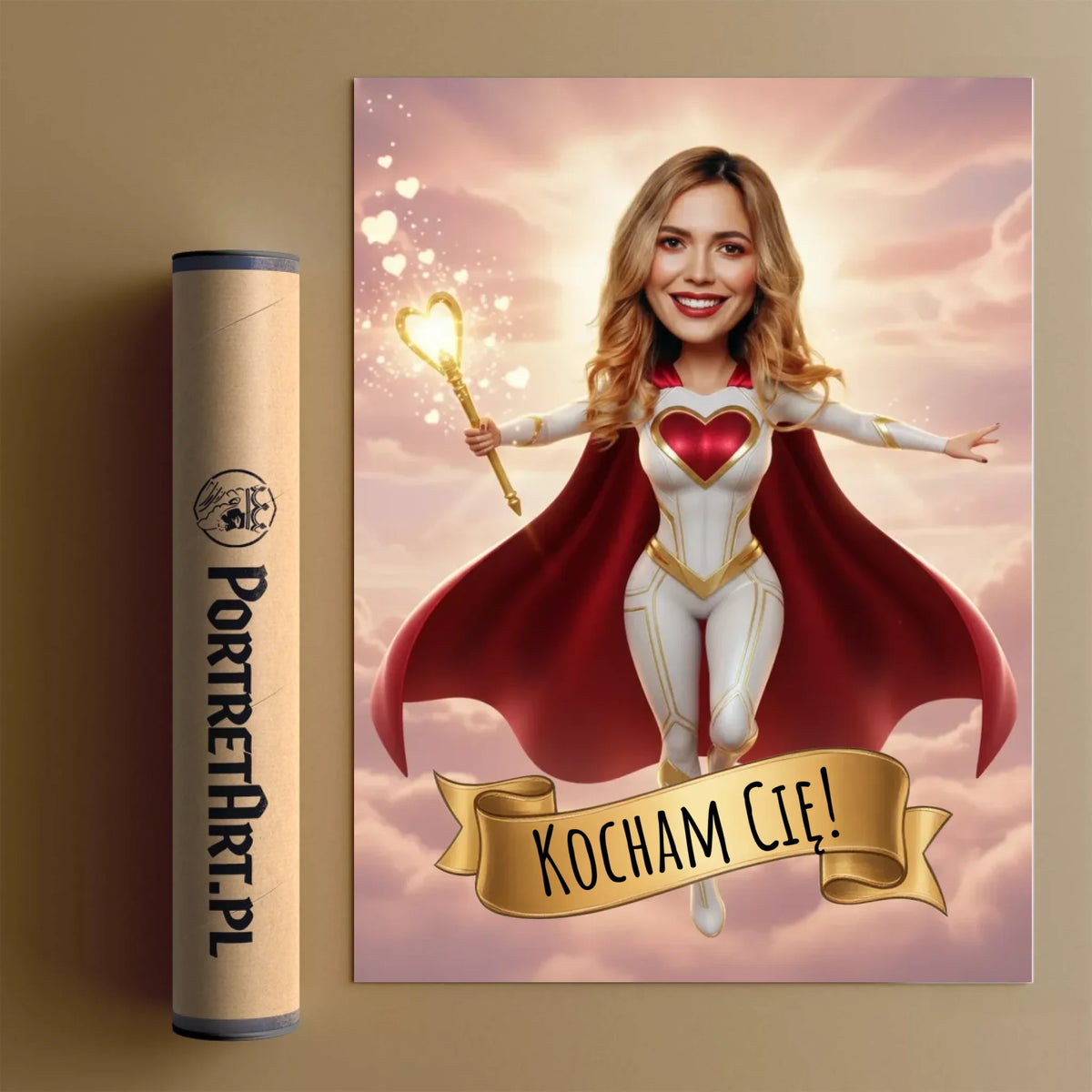 SuperMiłość - Karykatura ze zdjęcia