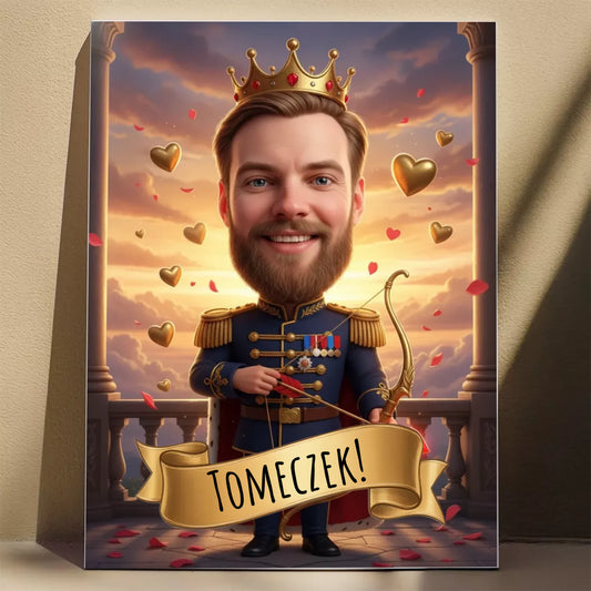 Kupidyn w Wersji Premium - Karykatura ze zdjęcia