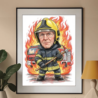 Karykatura - produkt - obraz w ramce - Portretart