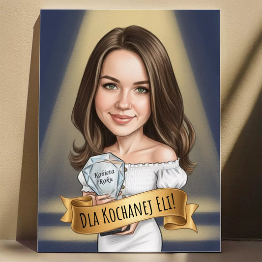 Kobieta Roku - Karykatura ze zdjęcia