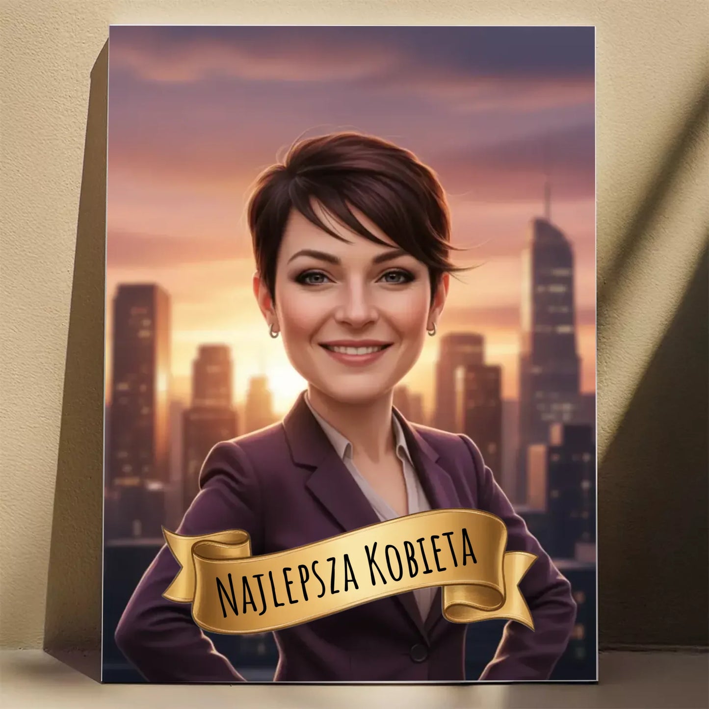 Kobieta Sukcesu 3D - Karykatura ze zdjęcia