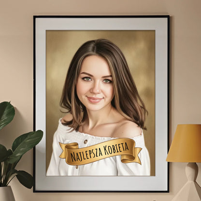 Ikona Elegancji - Karykatura ze zdjęcia