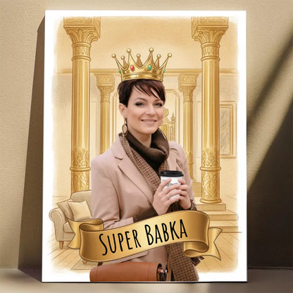 Ona Rządzi Tym Domem - Karykatura ze zdjęcia