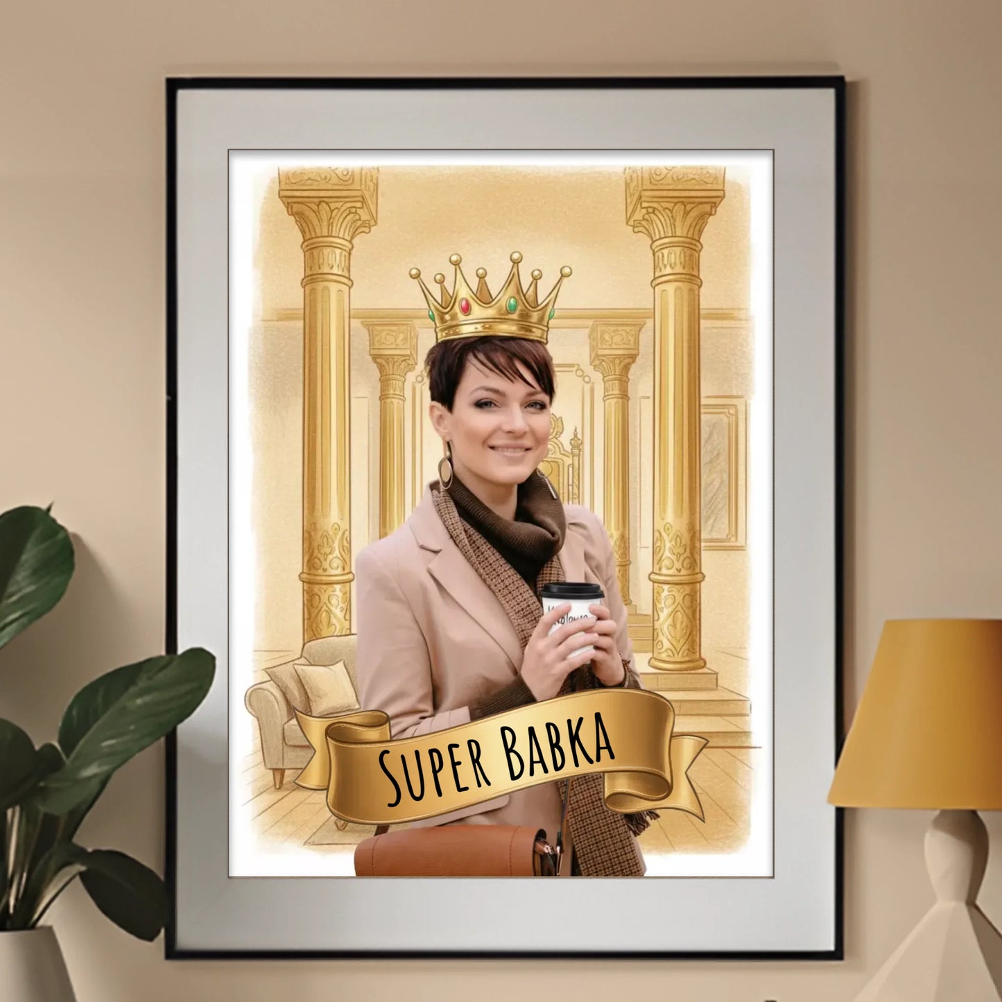 Ona Rządzi Tym Domem - Karykatura ze zdjęcia