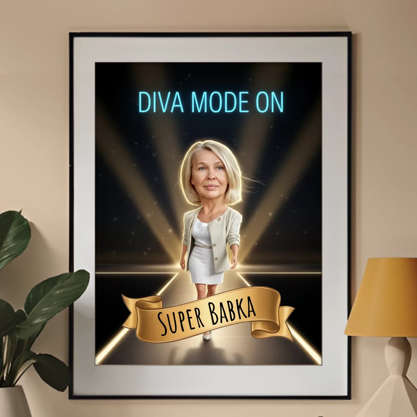 Glam Viral Energy - Karykatura ze zdjęcia