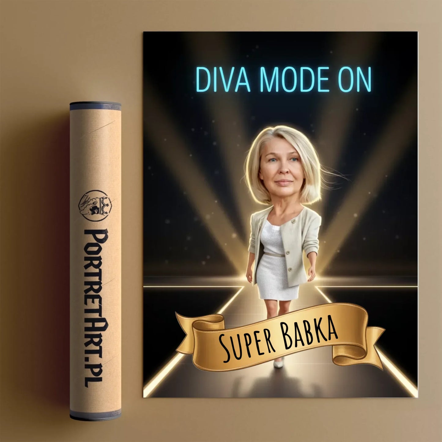 Glam Viral Energy - Karykatura ze zdjęcia