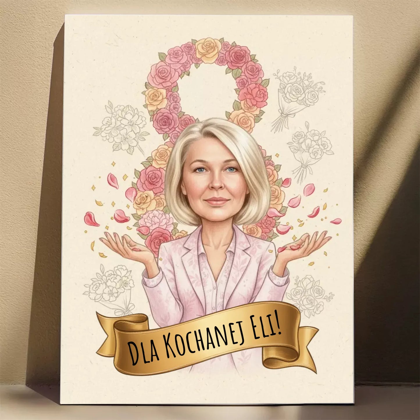 Dzień Kobiet #1 - Karykatura ze zdjęcia