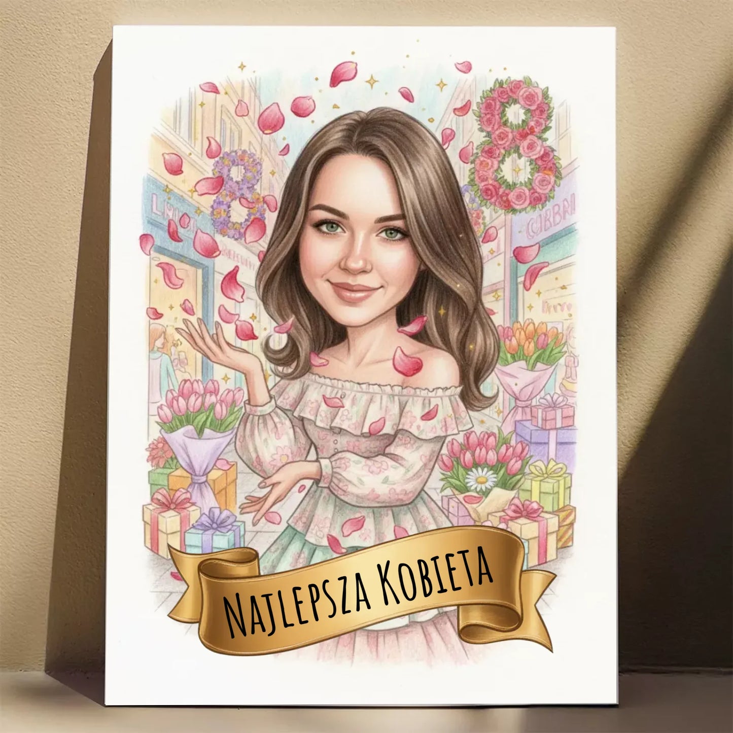 Dzień Kobiet #2 - Karykatura ze zdjęcia