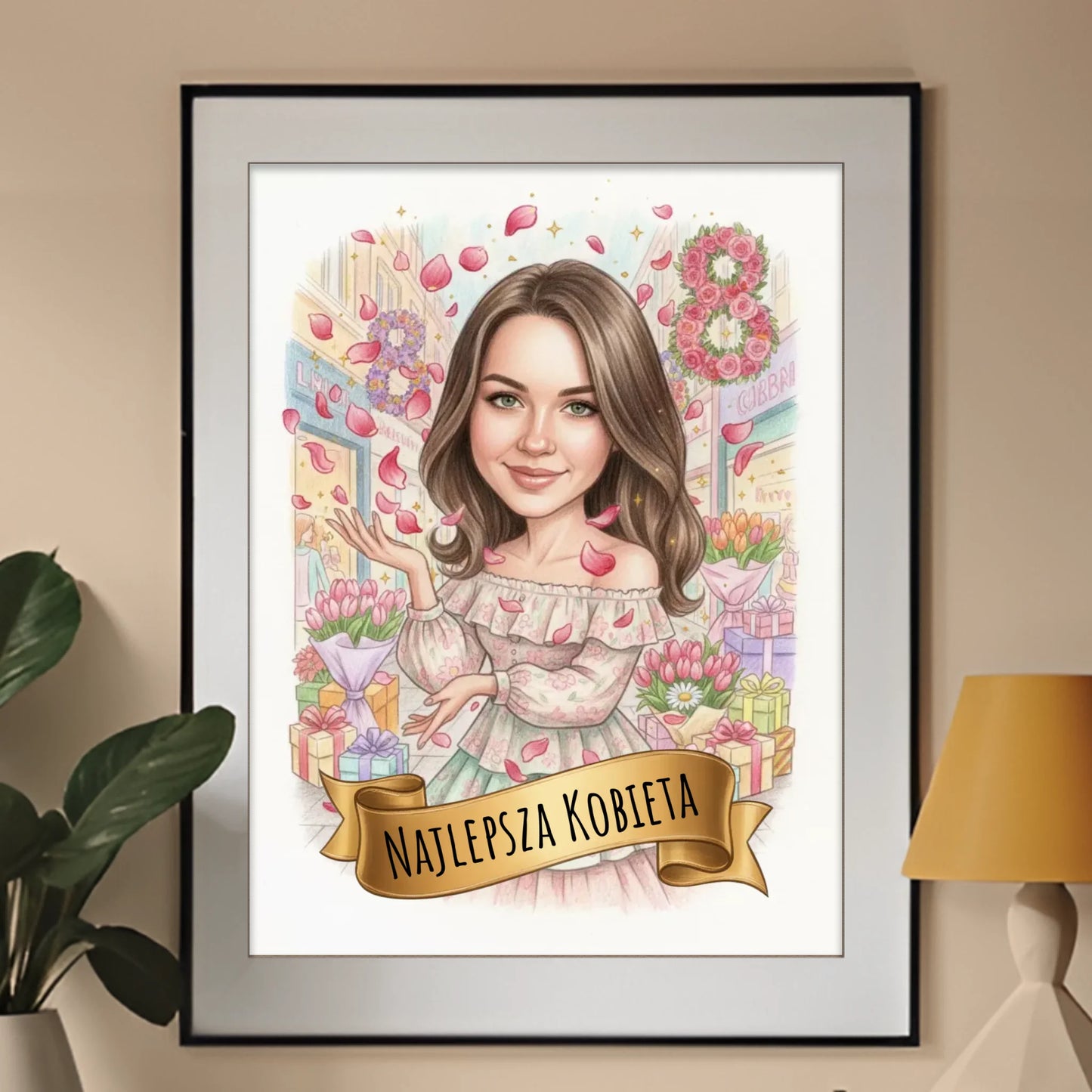 Dzień Kobiet #2 - Karykatura ze zdjęcia