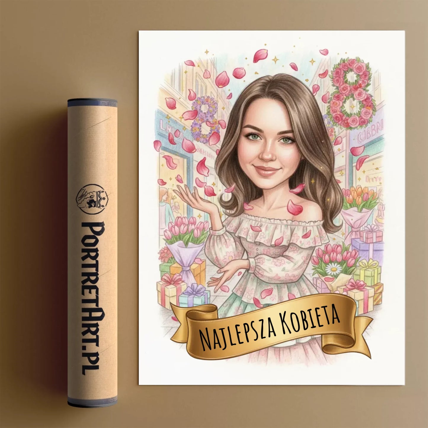 Dzień Kobiet #2 - Karykatura ze zdjęcia
