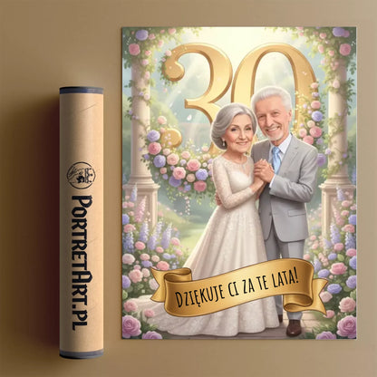 Rocznica ślubu #4 - Karykatura ze zdjęcia